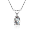 1.5CT Moissanite Pear Necklace