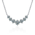 5 CT.Smiling Moissanite Necklace