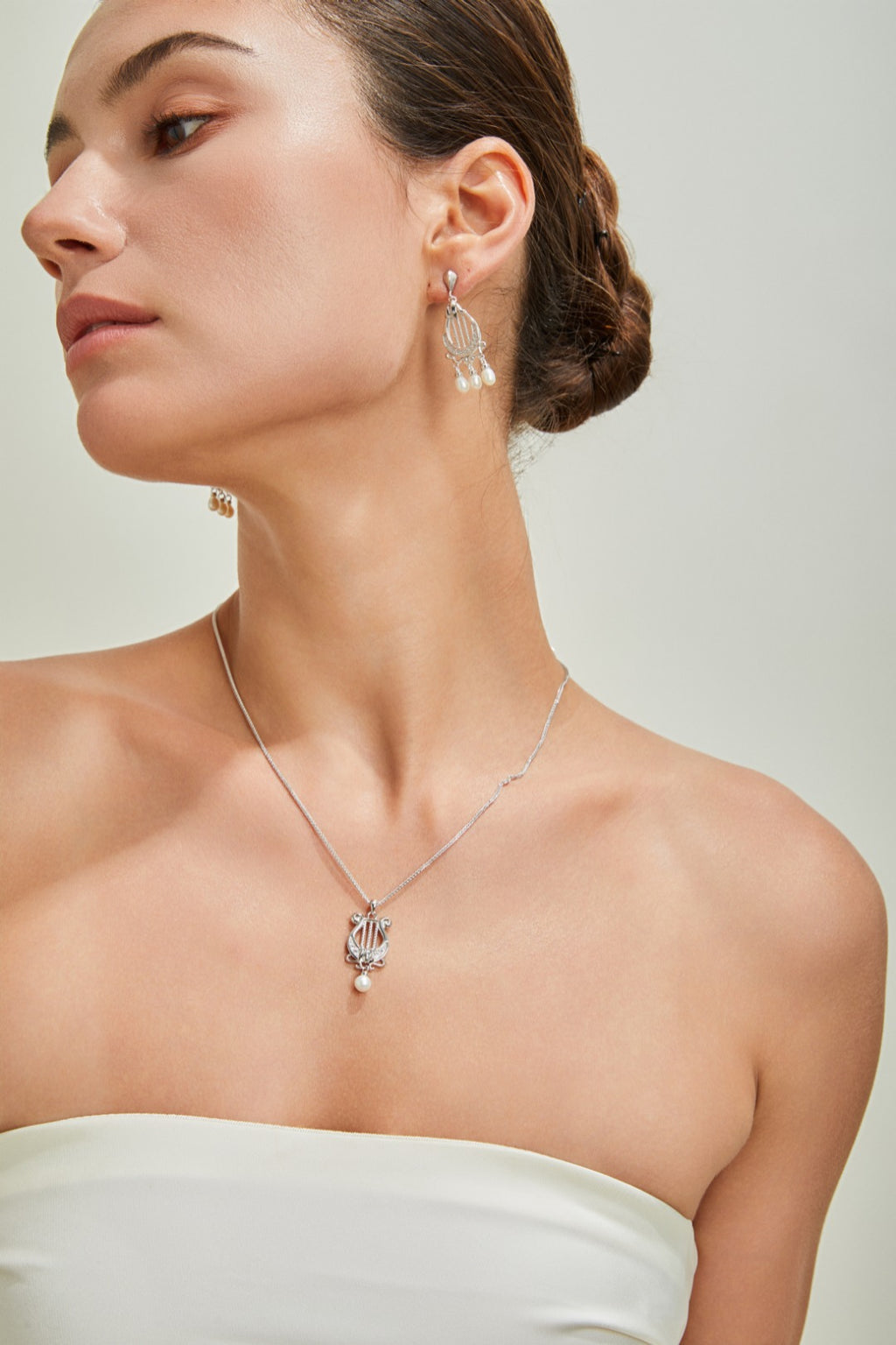 Lyre Natural Pearl S925 Jewelry Collection
