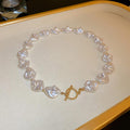 Vintage Gold Pearl  Necklace
