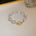 French Vintage Natural Baroque Pearl Bracelet