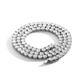 Classic Silver Plated Sparkling Tennis Bracelet 5MM/7inch