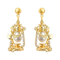 Elegant Vintage Pearl Tassel Drop Earrings