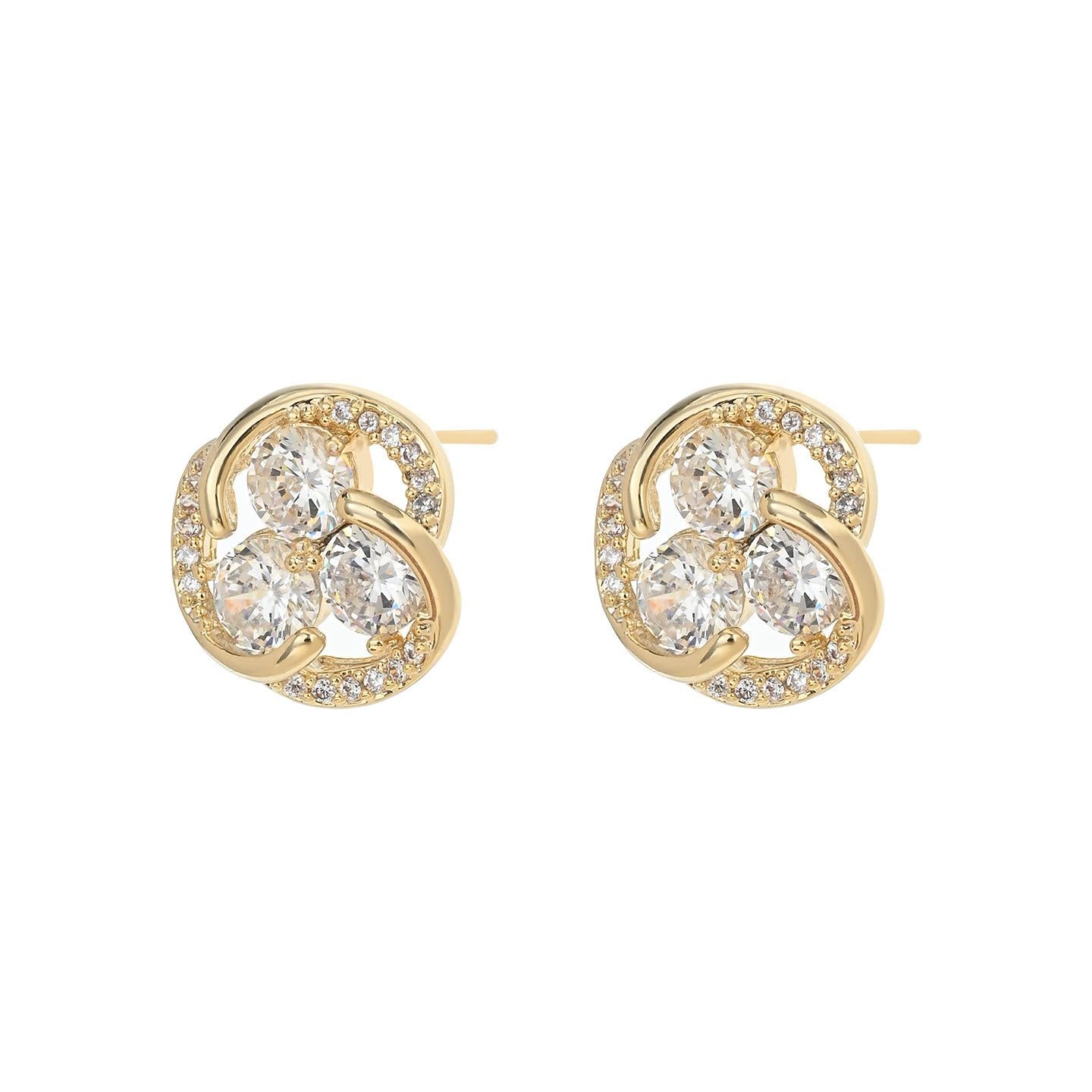 142-143French Vintage Double Hoop Earrings