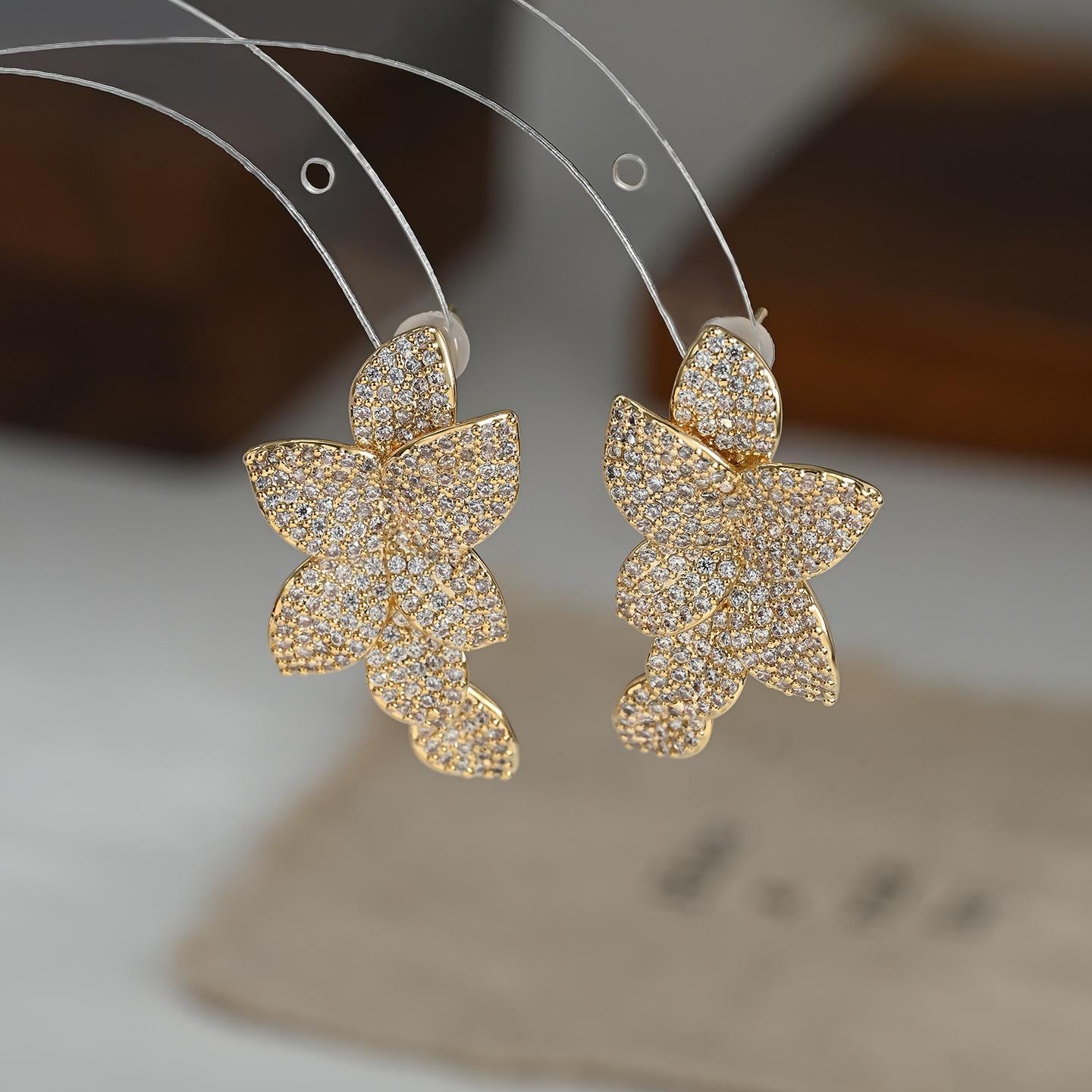 151Luxury Micro-Pave Statement Dangle Jewelry